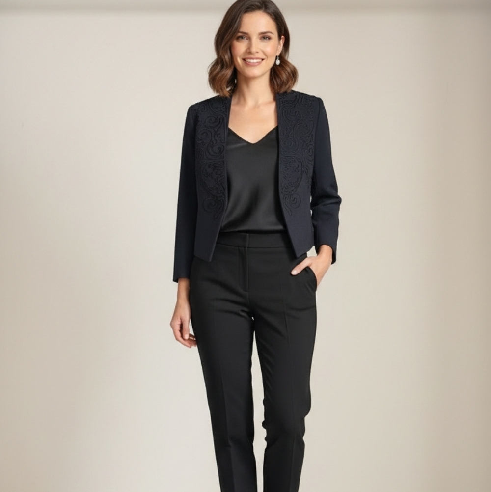 Black Embroidered Jacket